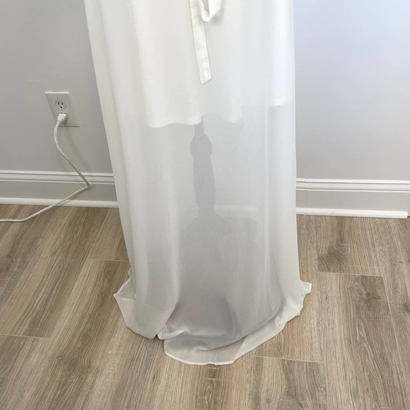 Show Me Your Mumu White Sophia Wrap Dress Size Medium New - Picture 12 of 16